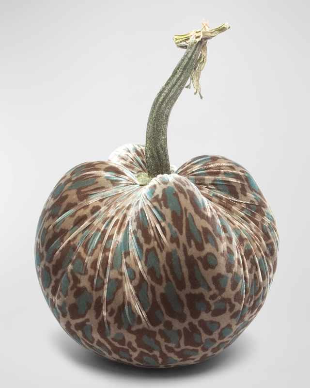 Velvet Halloween Pumpkin, 12"