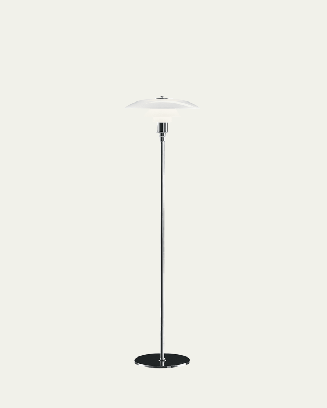 PH 3-2 High Lustre Chrome-Plated Floor Lamp