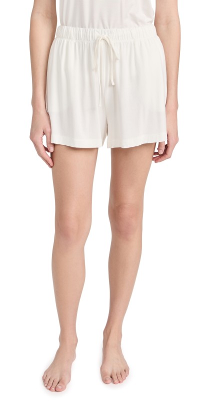 Eberjey Gisele Everyday Relaxed Shorts Ivory