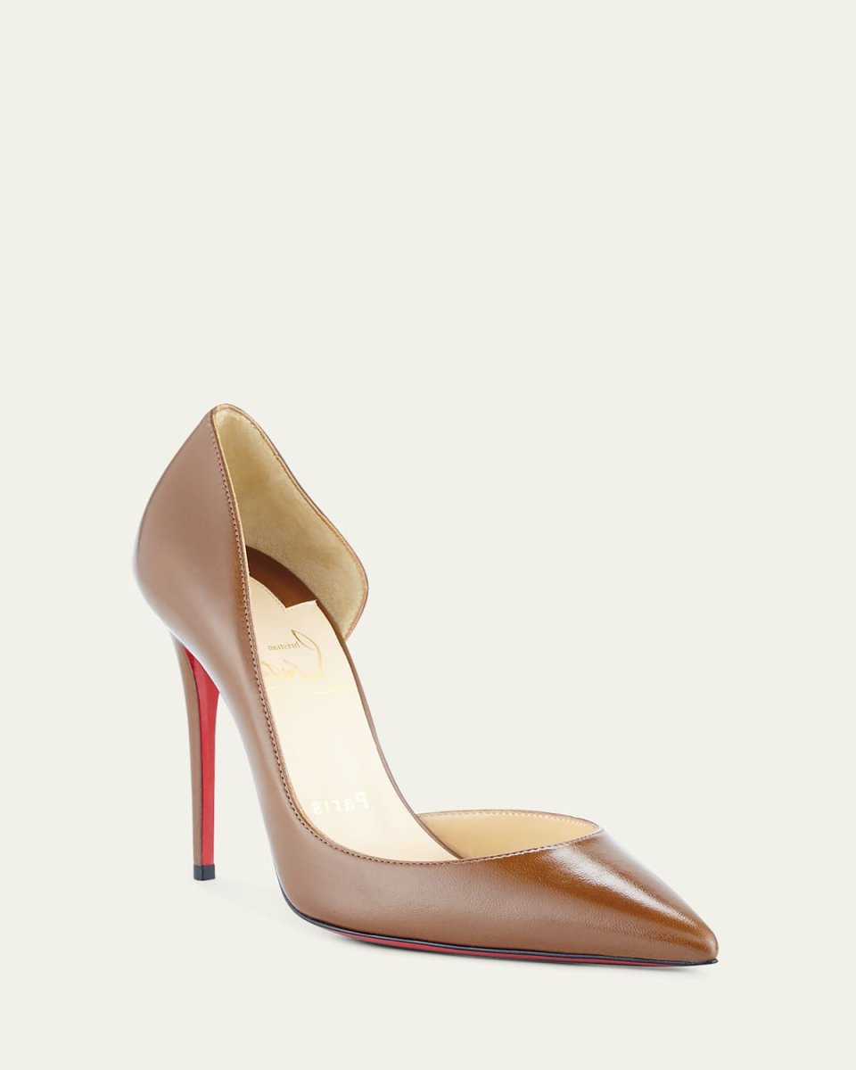 Iriza Patent Open-Side Red Sole Pump
