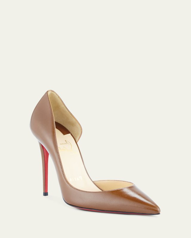 Iriza Patent Open-Side Red Sole Pump