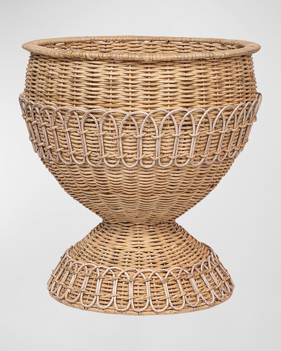 Provence Rattan Urn, 15"