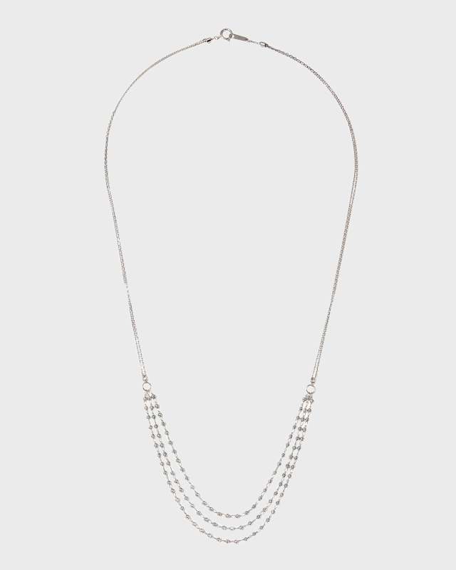 Platinum Saturn Necklace