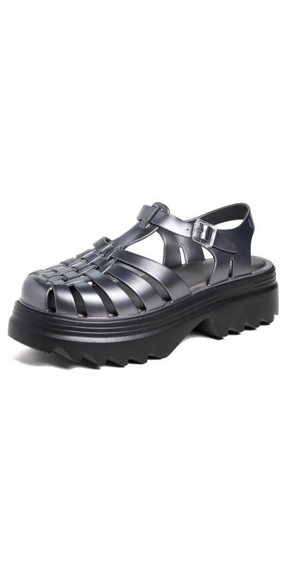 Melissa Possession Platforms II Black/Silver