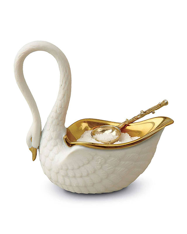 White Swan Salt Cellar