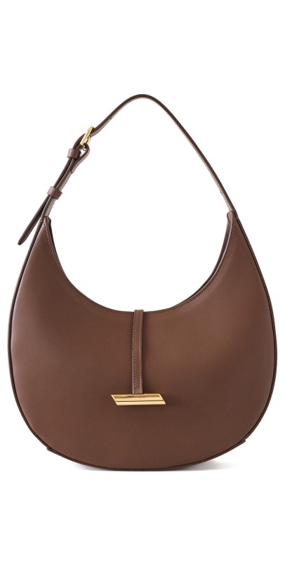 Little Liffner Moon Shoulder Bag Dark Brown