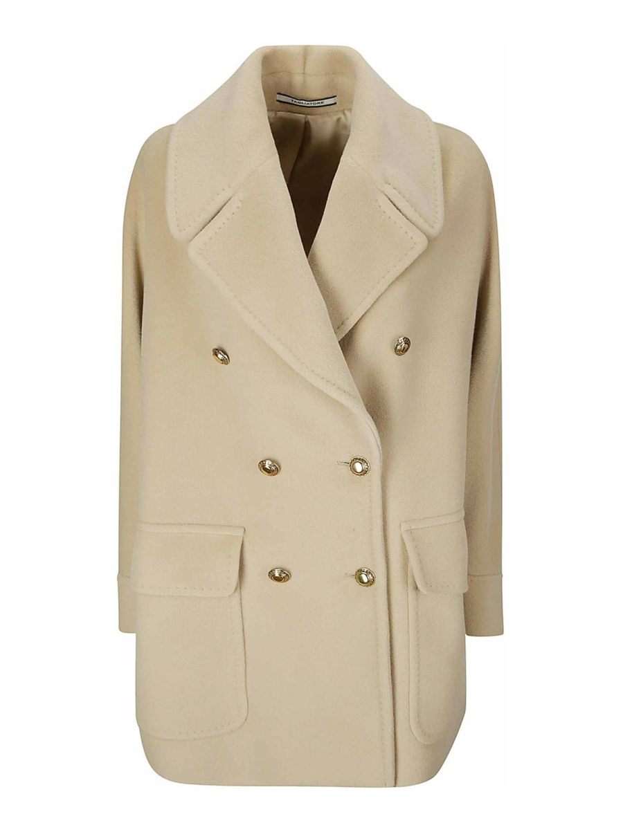 Tagliatore Manteau Au Genou - Crème