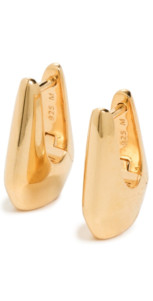 Missoma Lucy Williams Arco Small Hoop Earrings Gold