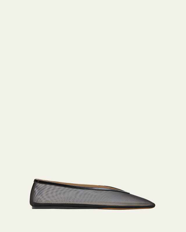 Luna Mesh Ballerina Flats