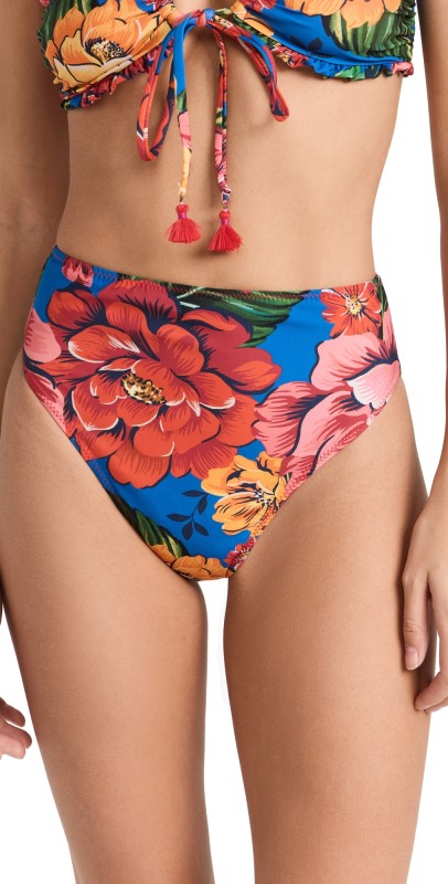 FARM Rio Blue Winter Chita Hot Pants Winter Chita Blue