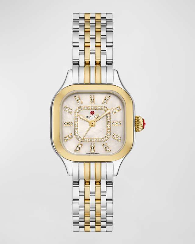 29mm Meggie Diamond Dial and Mother-of-Pearl Watch, Two-Tone