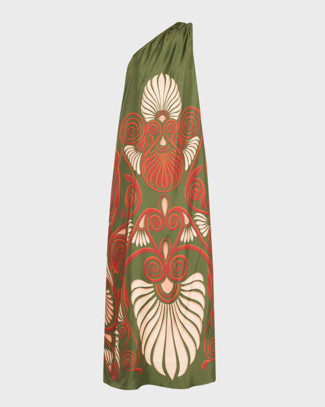 Roy Placee One-Shoulder Maxi Dress