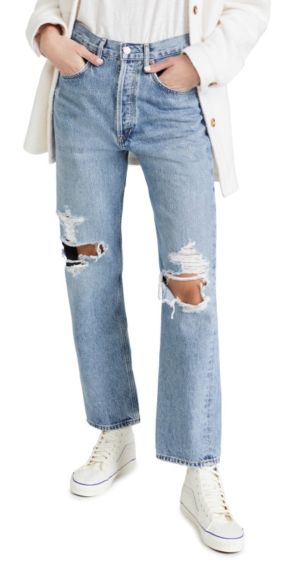 AGOLDE 90s Mid Rise Straight Fit Jeans Wander
