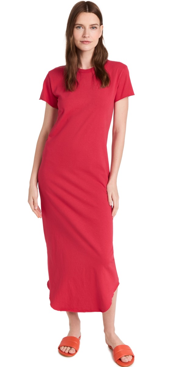 Frank & Eileen Perfect Tee Dress Double Decker Red