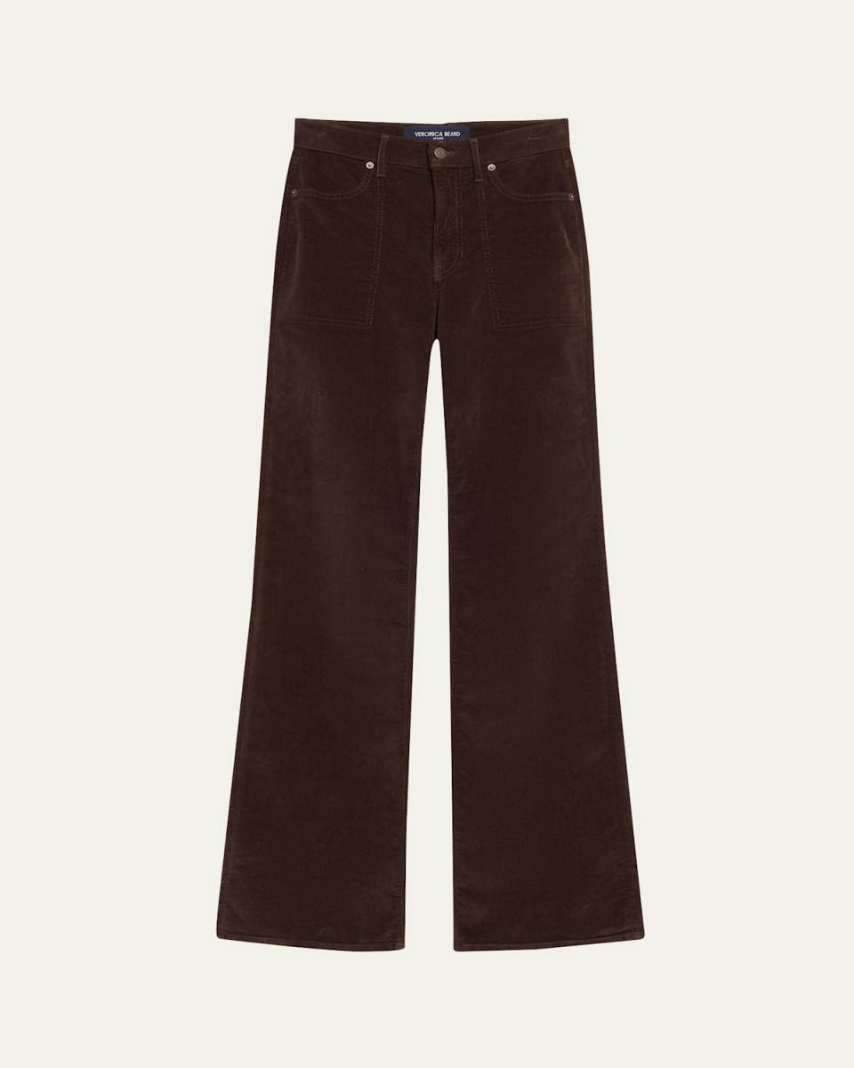 Crosbie Wide-Leg Corduroy Jeans
