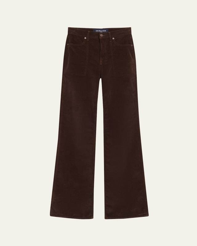 Crosbie Wide-Leg Corduroy Jeans