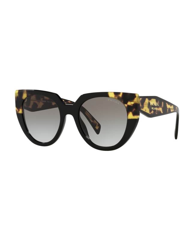 Oversized Acetate Cat-Eye Sunglasses
