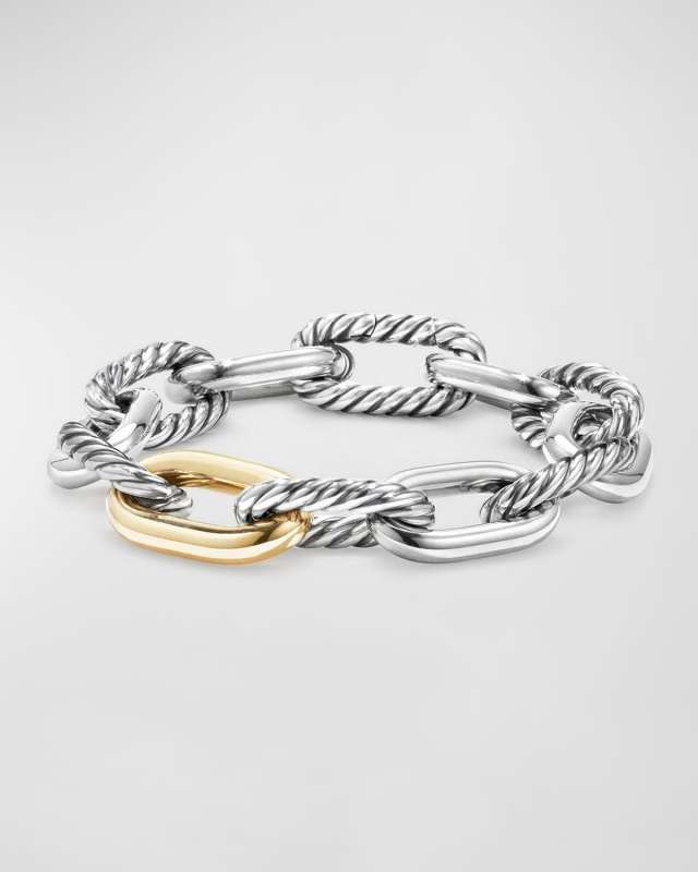 Madison Chain Bracelet in 18K Gold, 13.5mm
