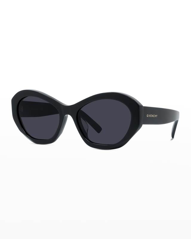 Oval Acetate Sunglasses