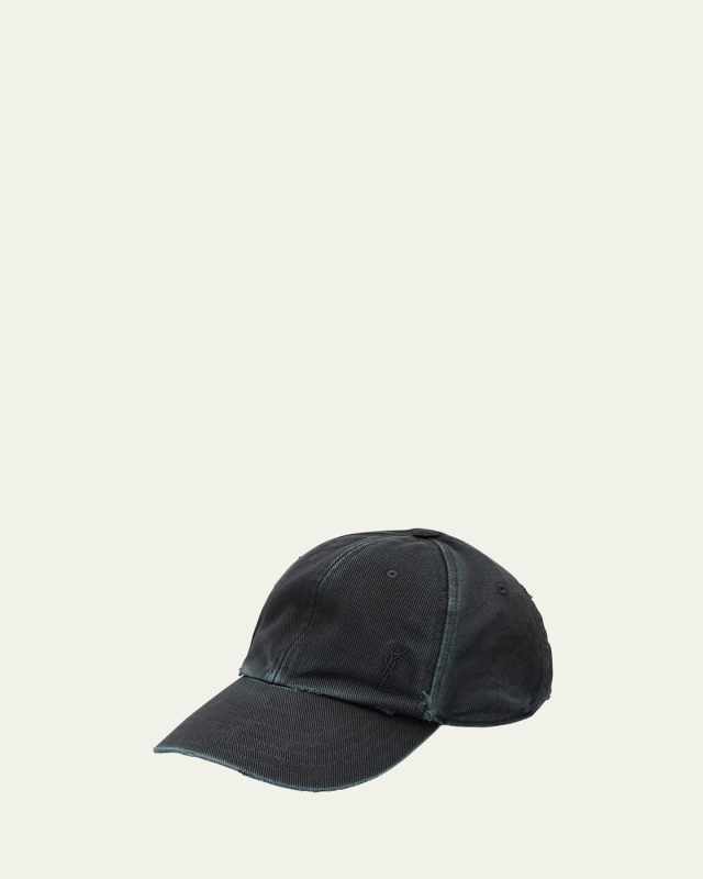 YSL Washed Denim Baseball Hat