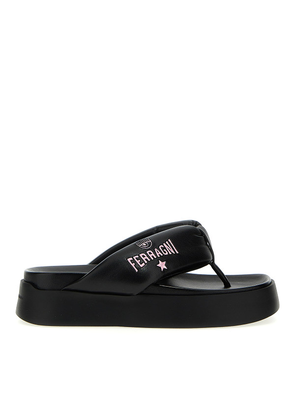 Chiara Ferragni Tongs - Noir