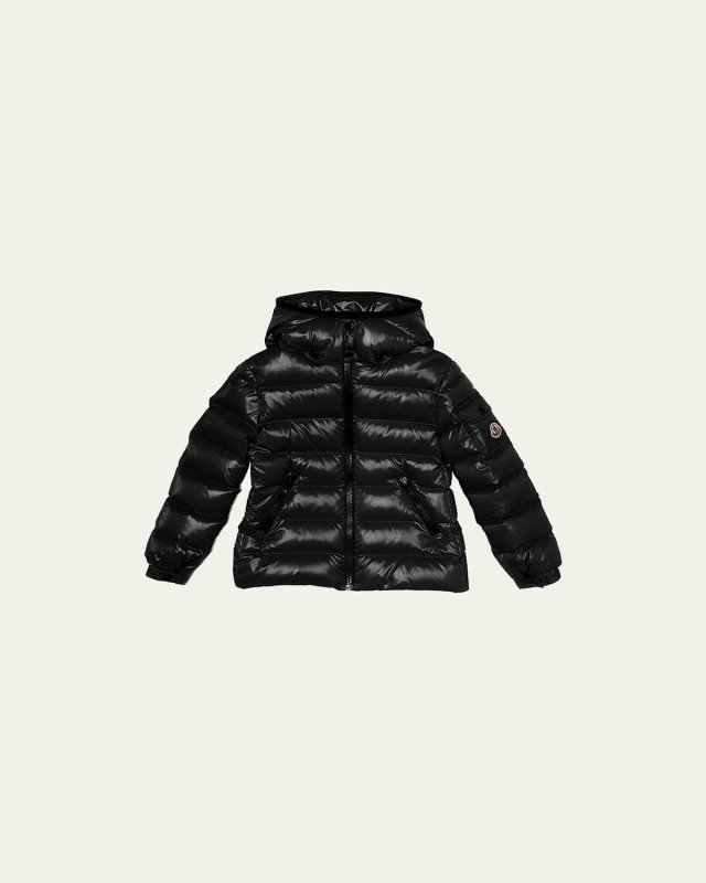 Kid's Bady Quilted Logo Jacket, Size 4-6