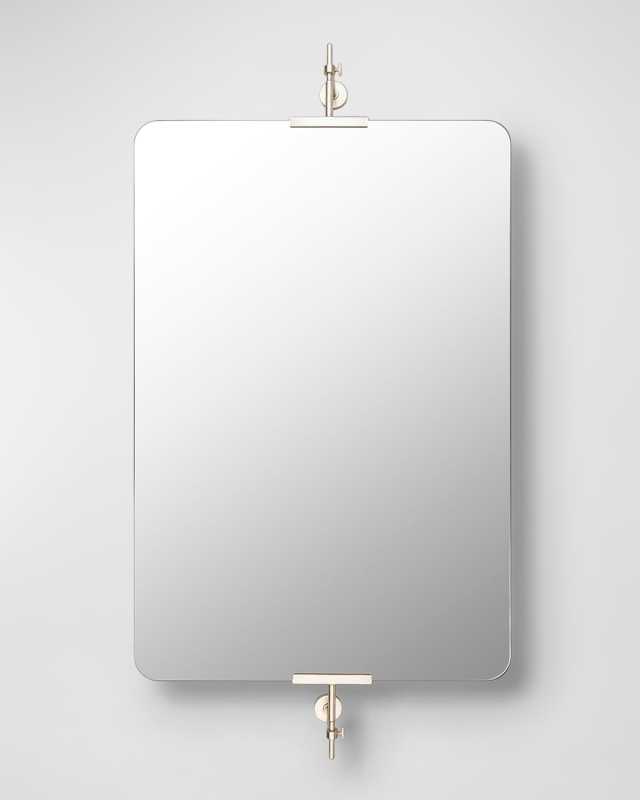 Anastasya 46" Wall Mirror, Silver