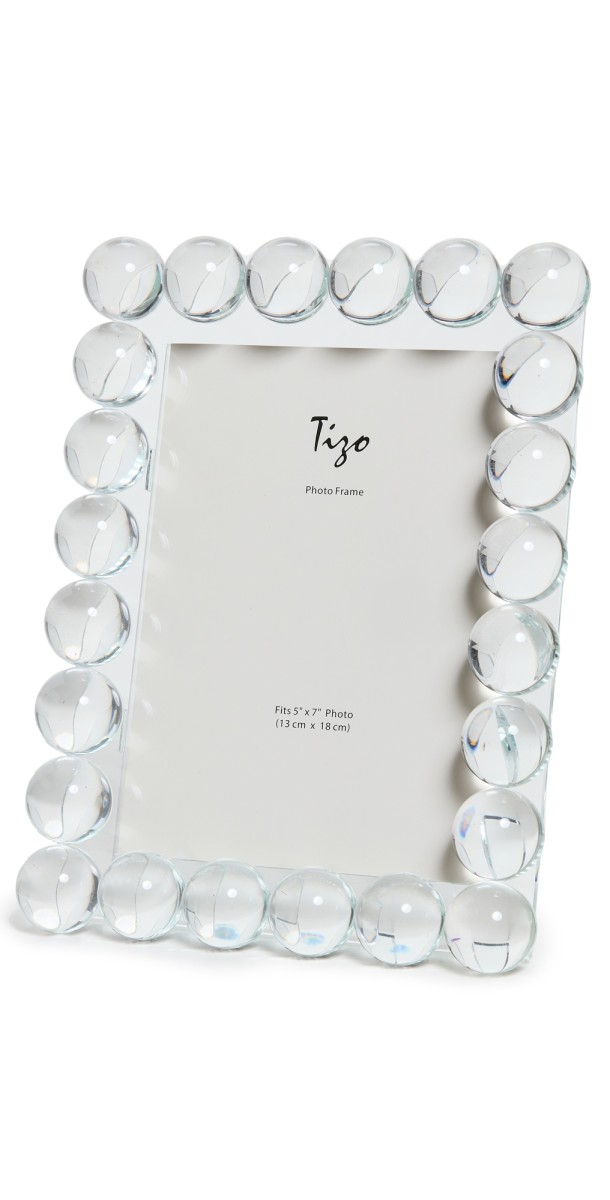 Tizo Design Crystal Glass Bubble Frame 5x7 Clear