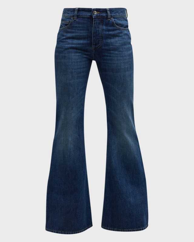 Flare Denim Trousers