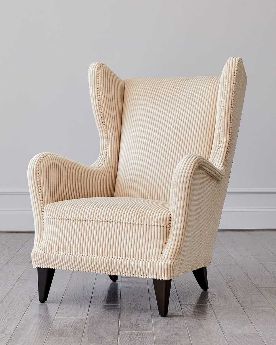 Darlo Corduroy Wing Chair
