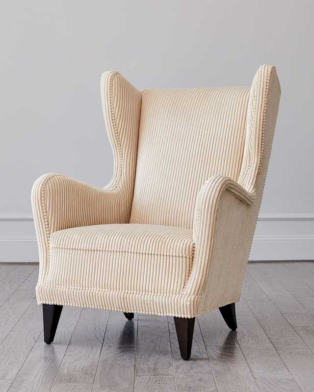 Darlo Corduroy Wing Chair