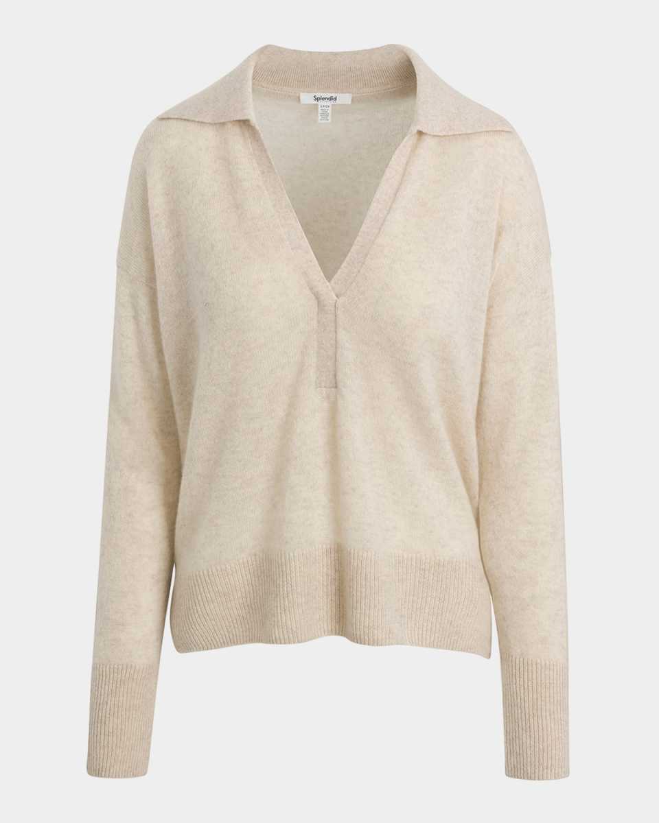 Cashmere Polo Sweater