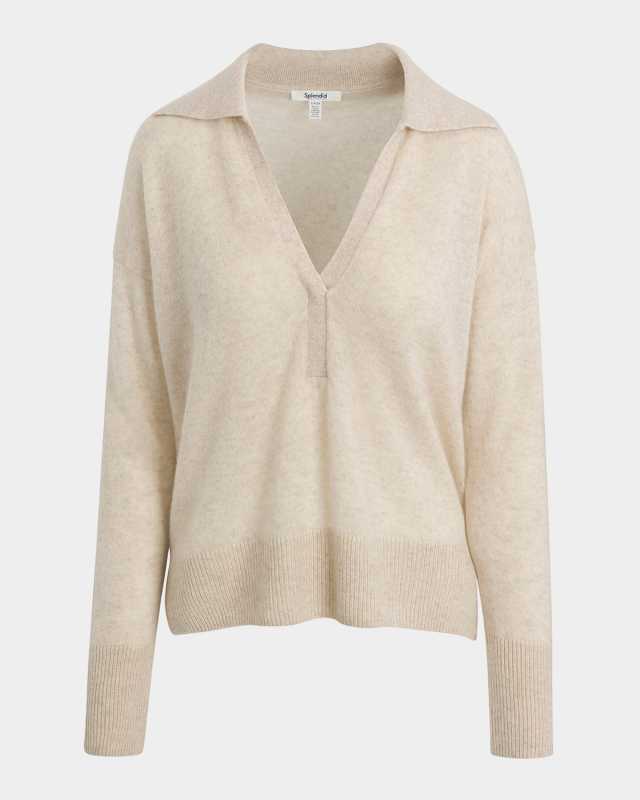 Cashmere Polo Sweater