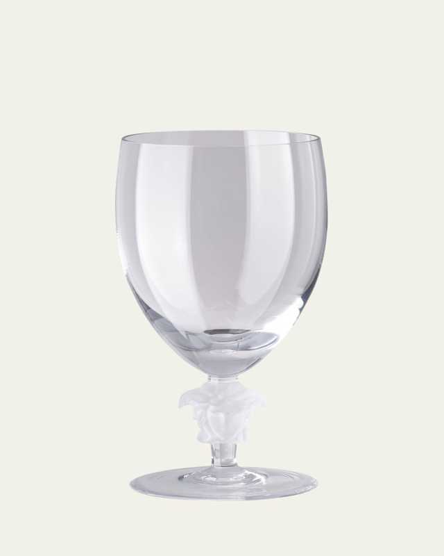 Medusa Lumiere Short Stem Clear Water Goblets, Set of 2