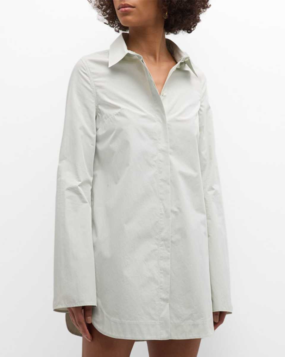 Eknath Button-Front Poplin Shirt