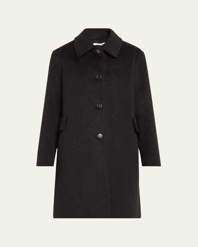 Remi Club Collar Wool Coat