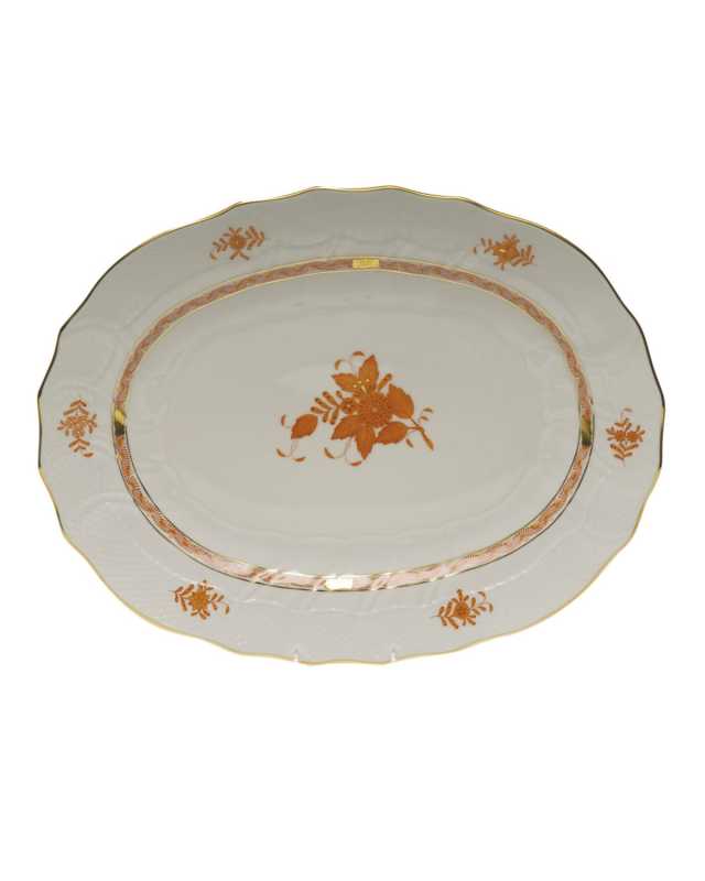 Chinese Bouquet Rust Platter