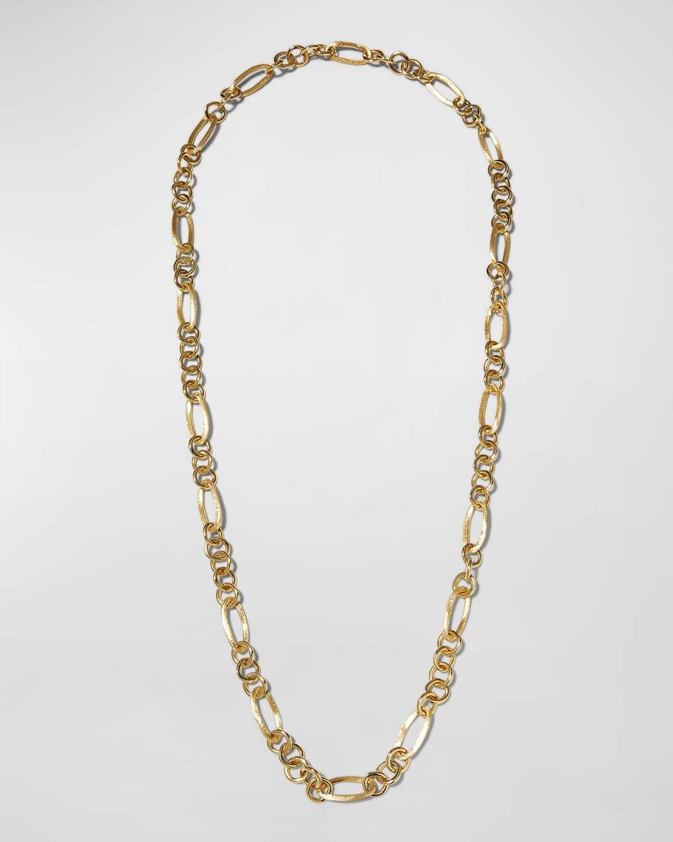 Jaipur Link 18K Yellow Gold Mixed Link Long Convertible Necklace