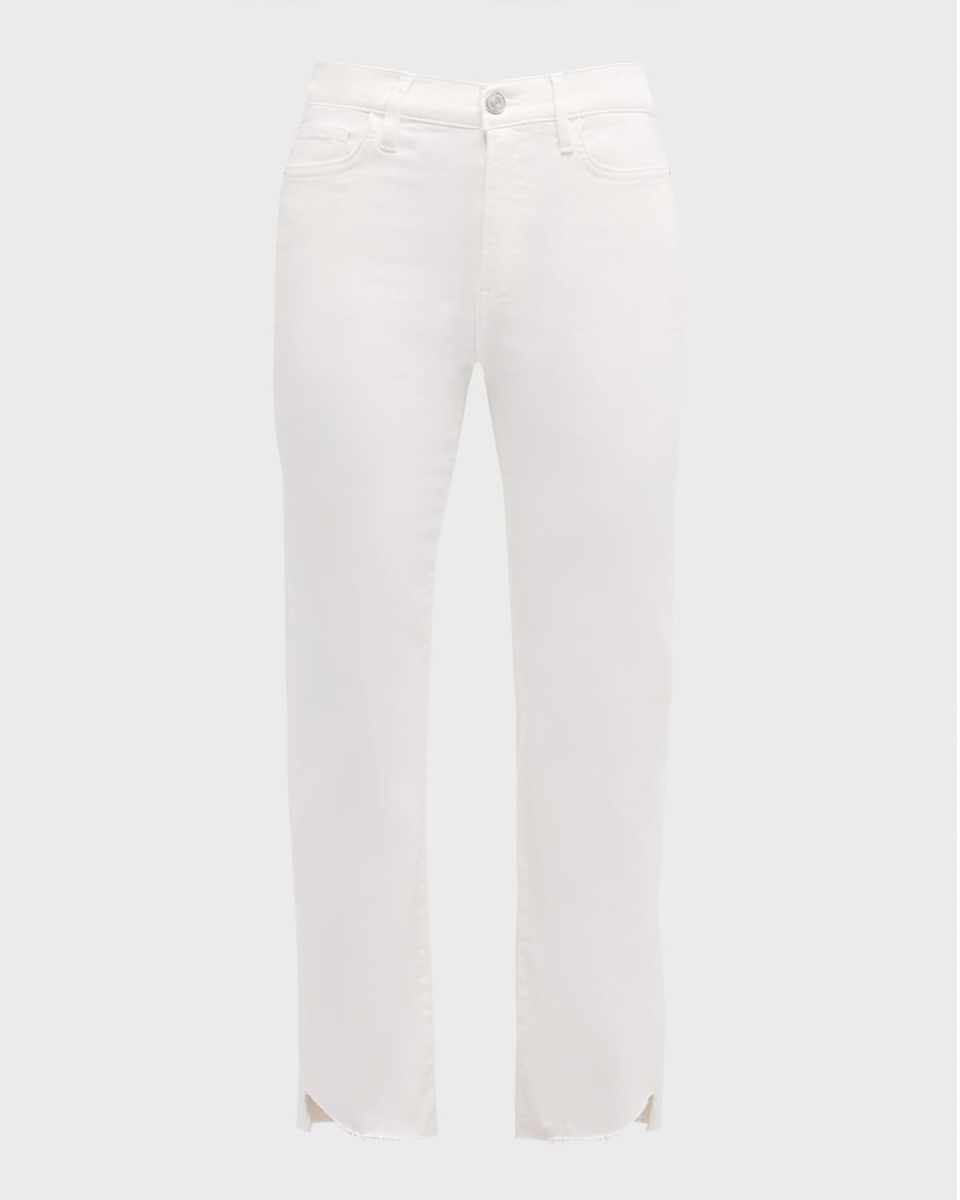 Le High Straight Cascade Hem Jeans