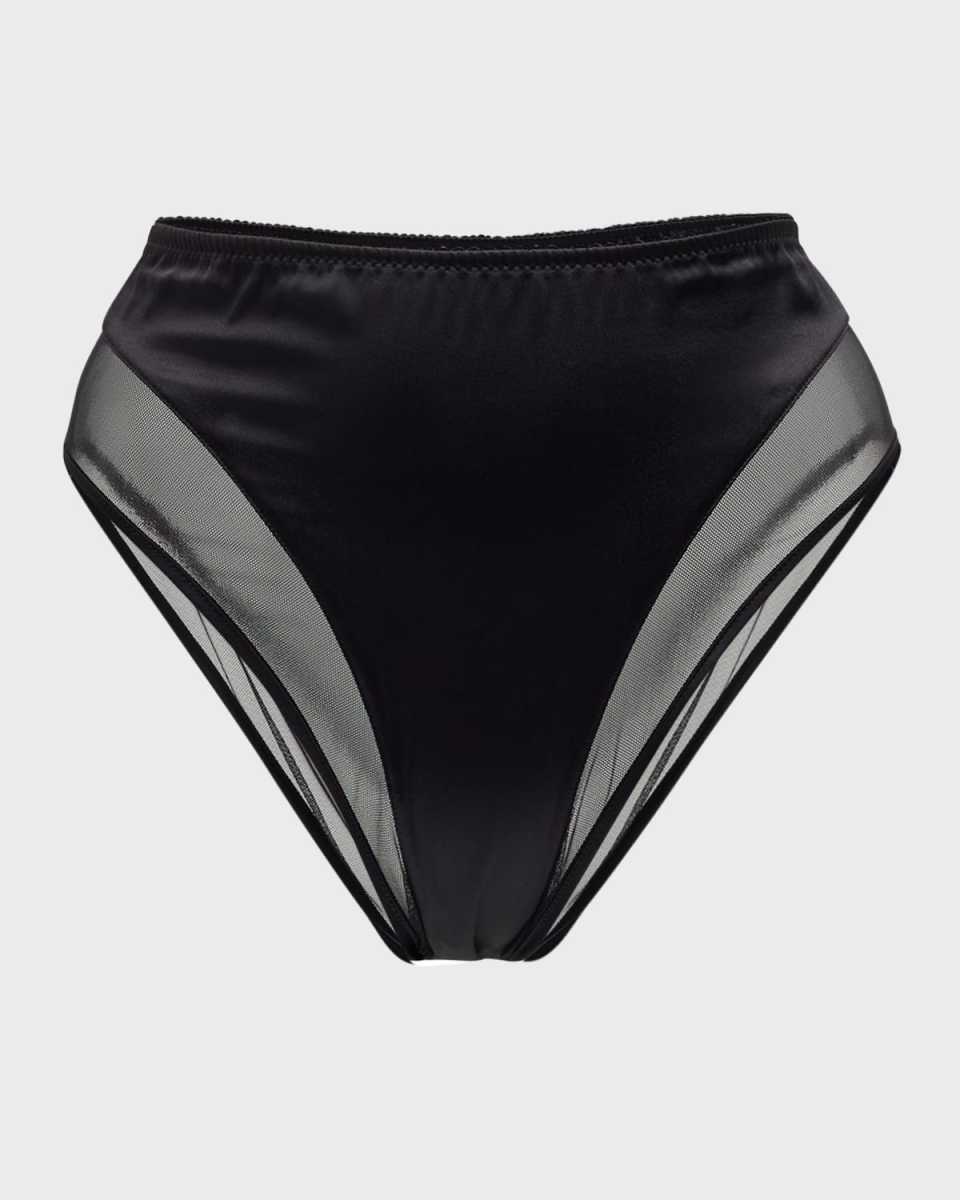 Satin & Mesh Briefs