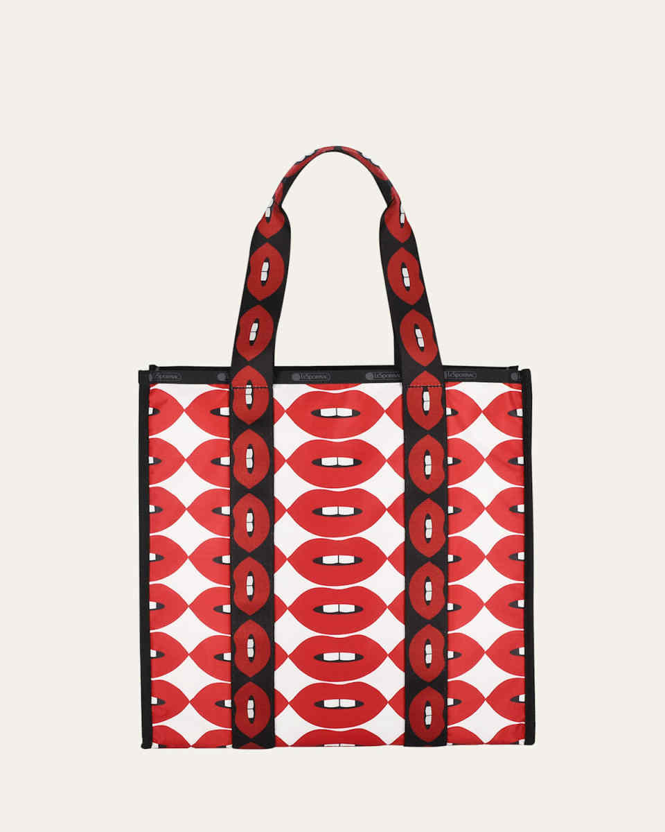 Large Printed Book Tote Bag