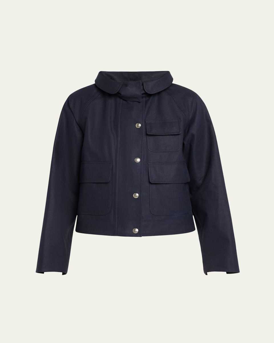 Lukas Hooded Flax Jacket