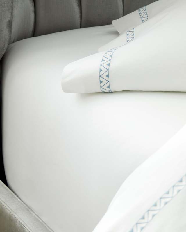 Ceylon Fitted Sheet, QUEEN