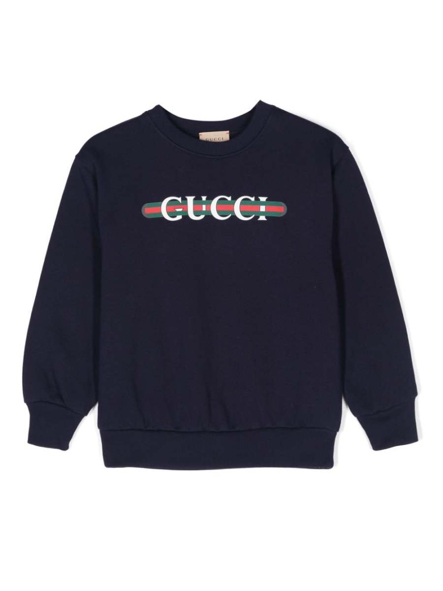 logo-print cotton sweatshirt
