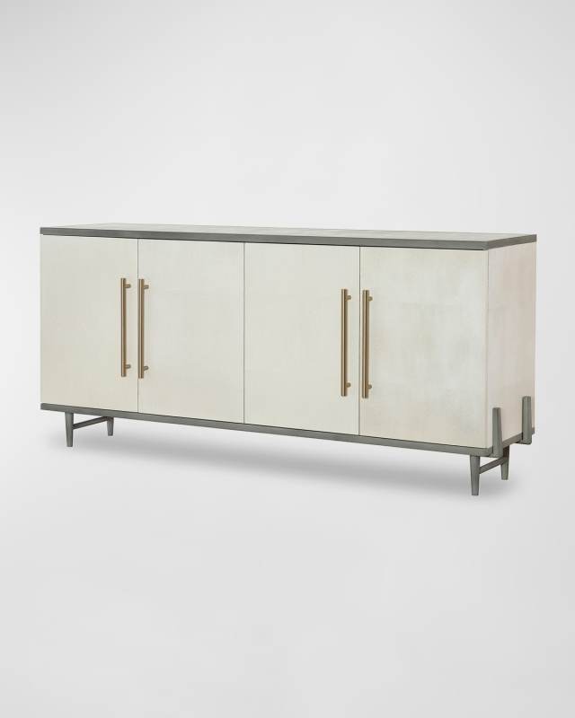 Cumberland Faux Shagreen Console