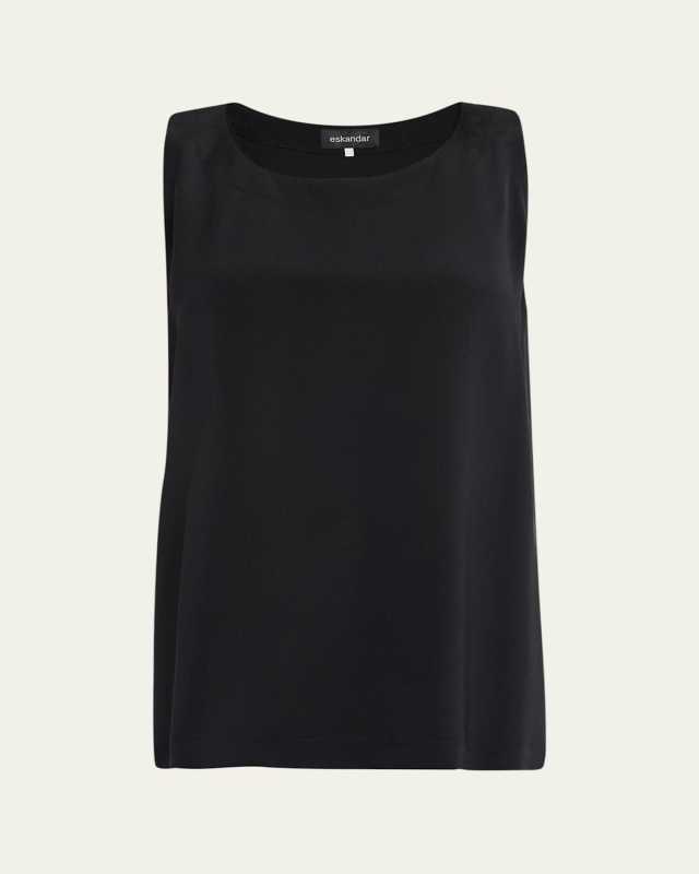 A-Line Silk Shell
