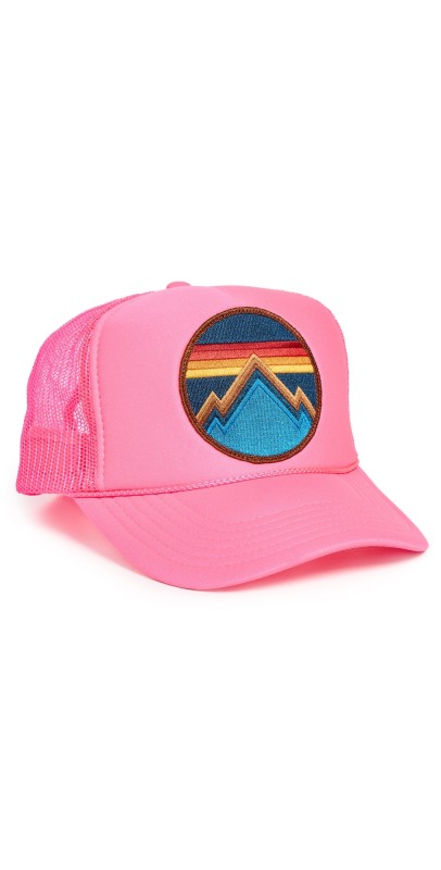 Aviator Nation All Seasons Trucker Hat Neon Pink