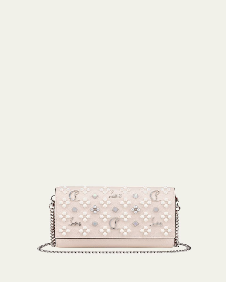 Paloma Wallet on Chain in Loubinthesky Leather