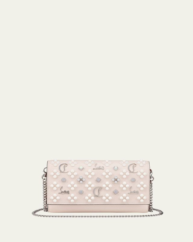 Paloma Wallet on Chain in Loubinthesky Leather