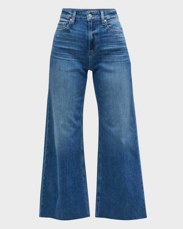Anessa Wide-Leg Cropped Jeans
